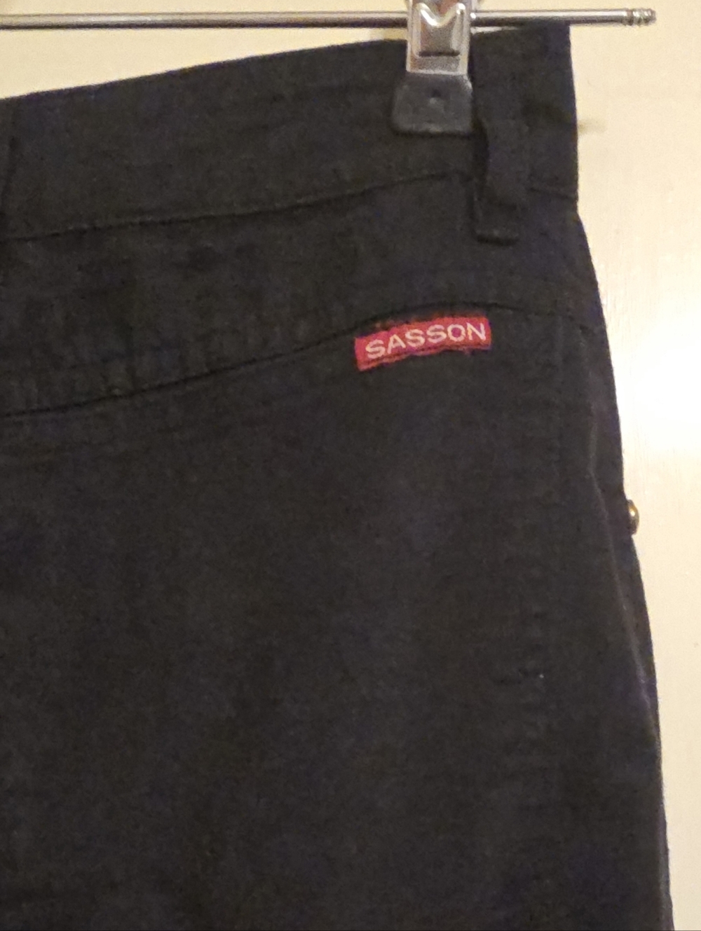 80s Sasson Skinny Pants Zipper Legs, Not Jeans